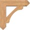 Ekena Millwork Legacy Arts and Crafts Smooth Bracket w/ Offset Brace, Western Red Cedar, 7 1/2"W x 28"D x 28"H BKT0806X28X28LEC03SWR - alternate 2